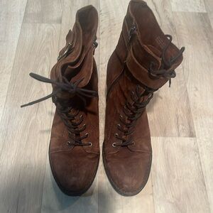 Born suede lace up boots